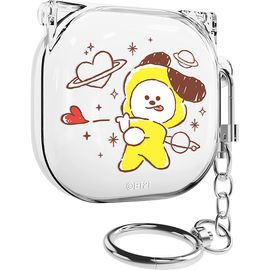 [S2B] BT21 Basic Sketch Galaxy Buds2 Pro Buds Pro Live Compatibility Clear Case-Samsung Bluetooth Earphones All-in-One BTS Case-Made in Korea